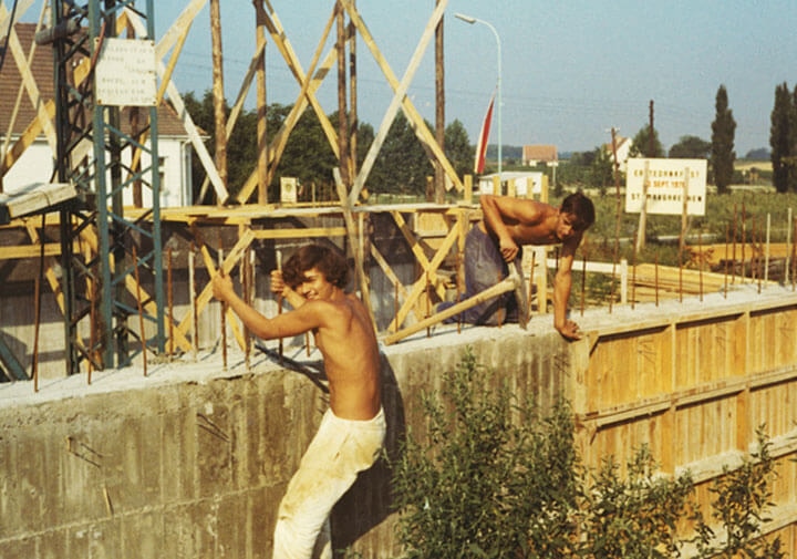 Ende 70iger Jahre | Firmengeschichte Baufirma Markus Waha GmbH