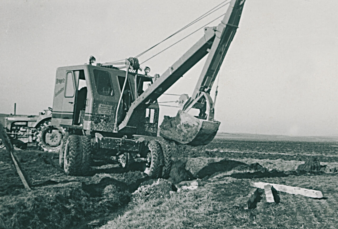 1959 – Seilzugbagger | Firmengeschichte WAHA