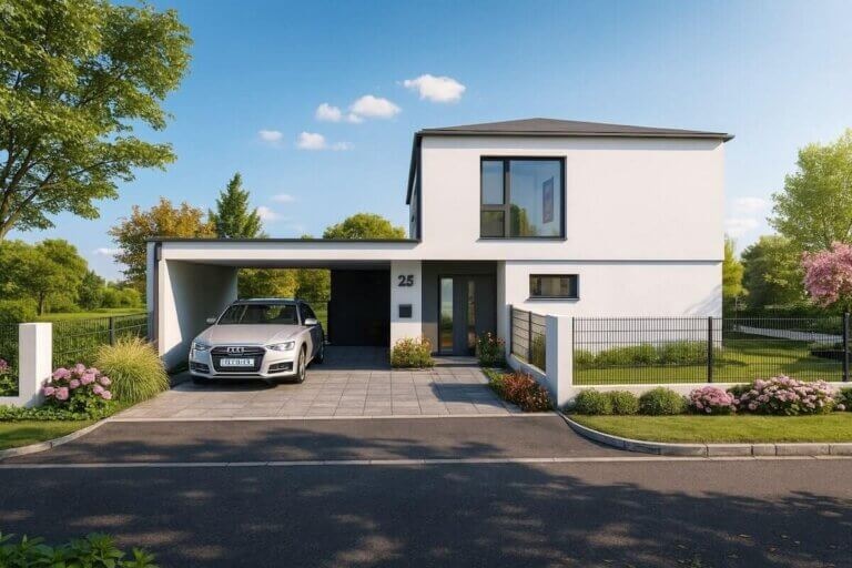 WAHA Designvorshclag Lumera Straßenansicht