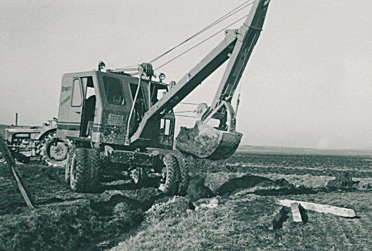1959 – Seilzugbagger | Firmengeschichte WAHA