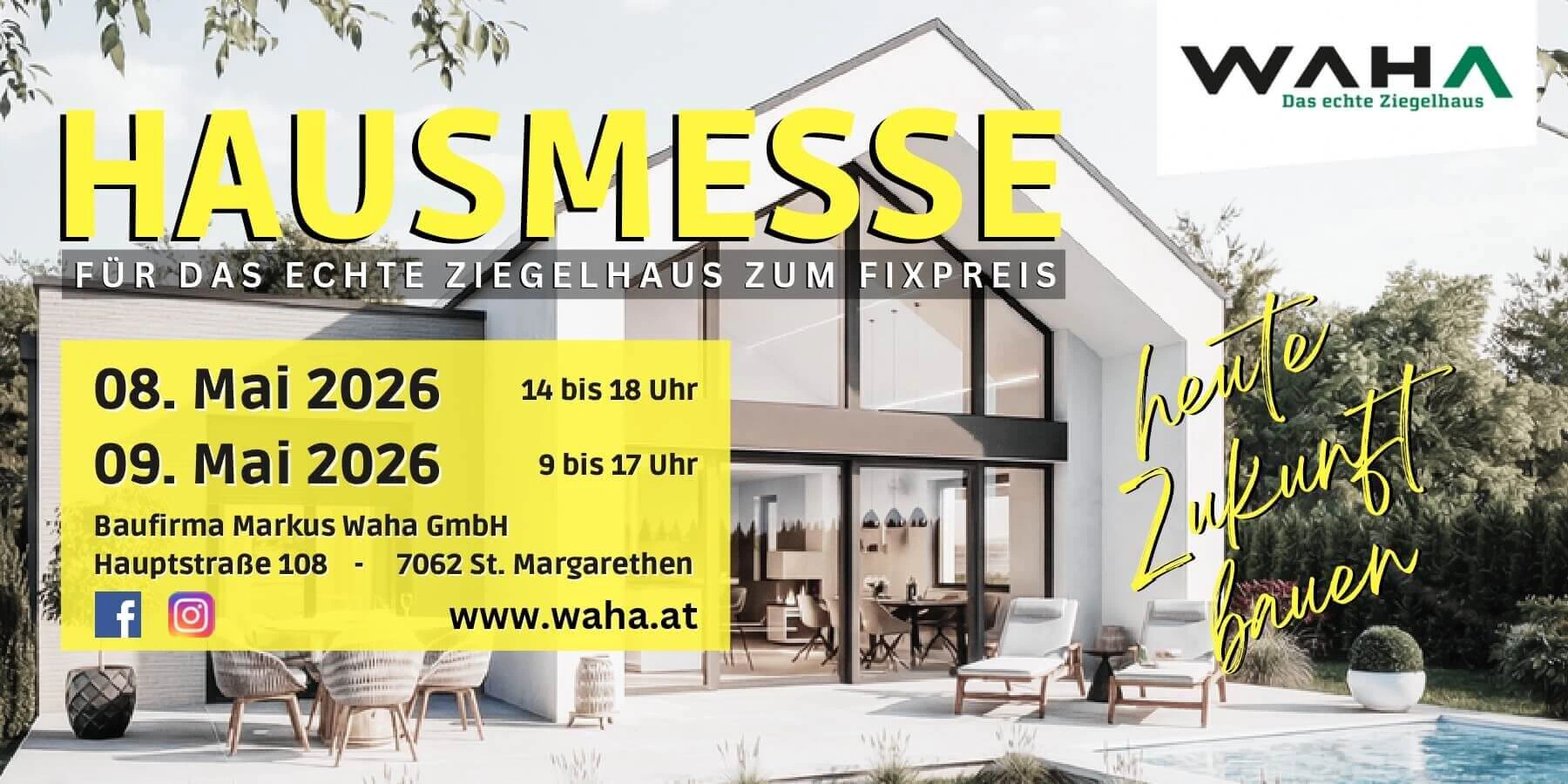 WAHA Hausmesse Mai 2026